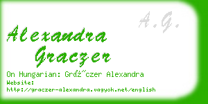 alexandra graczer business card